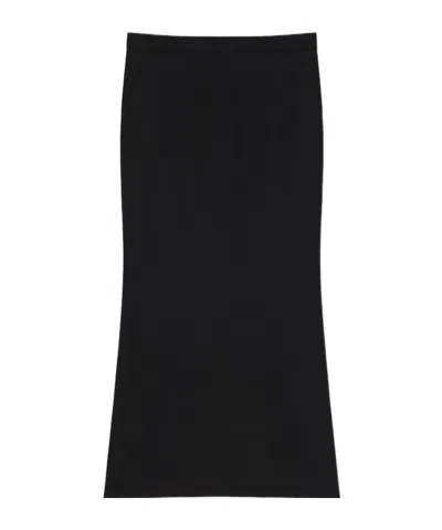 Givenchy Mid-length Kick Back Skirt In Cady