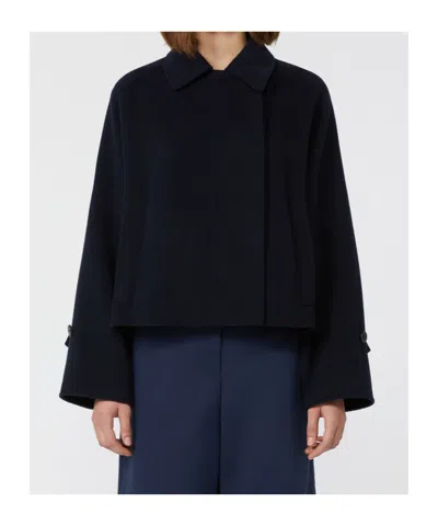 Weekend Max Mara Wool Broadcloth Cropped Coat