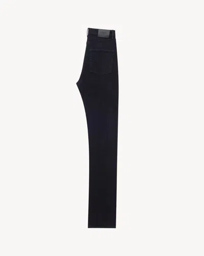 Saint Laurent Women's Denim Jeans In Black