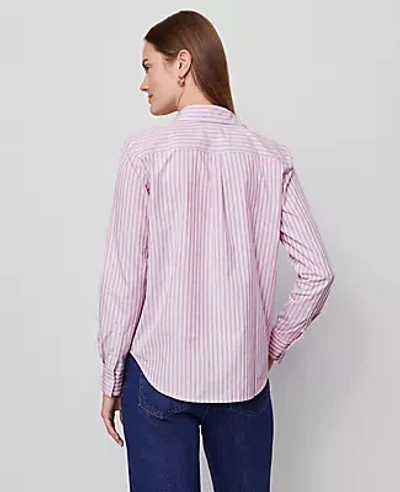 Ann Taylor Striped Relaxed Perfect Shirt