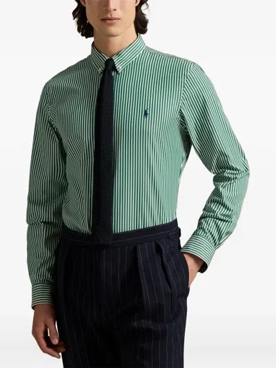 Polo Ralph Lauren Shirt Striped Pattern Collar Button-down
