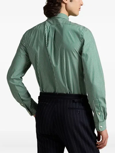 Polo Ralph Lauren Shirt Striped Pattern Collar Button-down
