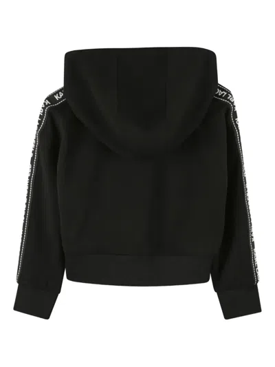Karl Lagerfeld Zip-up Hoodie In Neutral