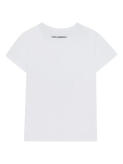 Karl Lagerfeld Maison De Karl Graphic-print T-shirt In White