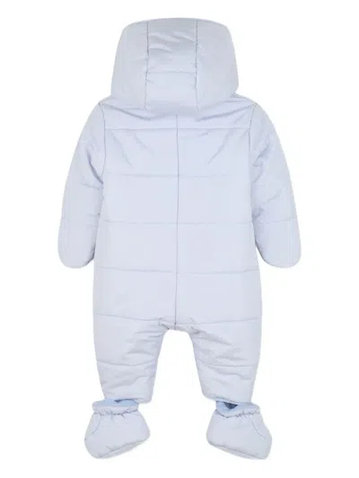 Kenzo Padded Zip-up Snowsuit In Blue