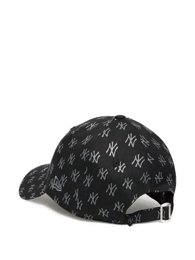 New Era Monogram Cap In Black