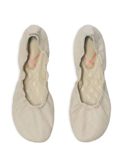 格纹芭蕾平底鞋