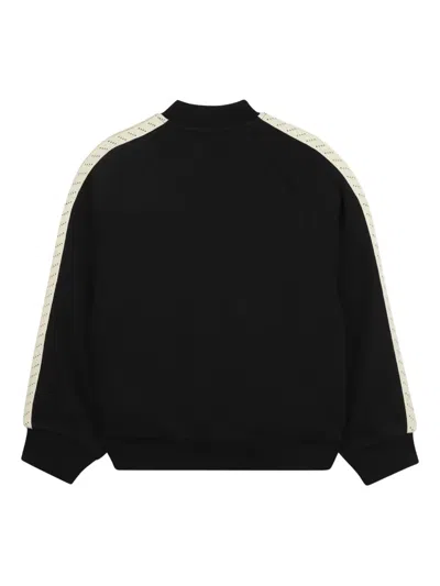 Bosswear Zip-up Raglan-sleeve Sweatshirt In Black