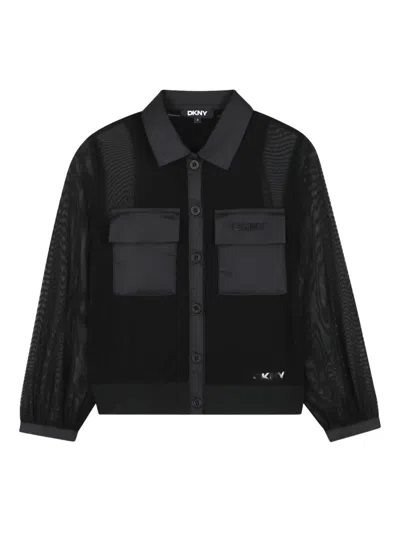 Dkny 波纹效果工装风衬衫 In Black