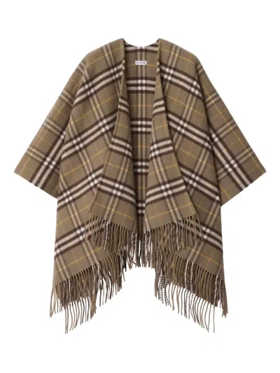 Burberry Checked Cape
