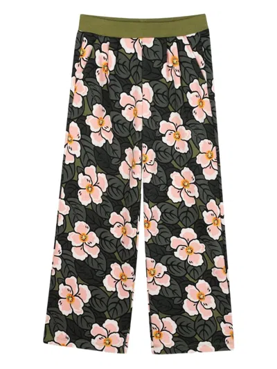 Kenzo Floral-print Sweatpants In Multi