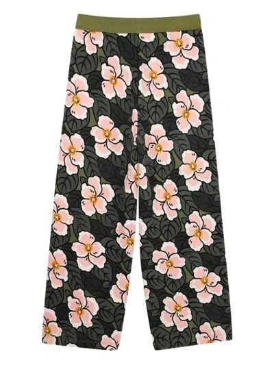 Kenzo Floral-print Sweatpants In Multi