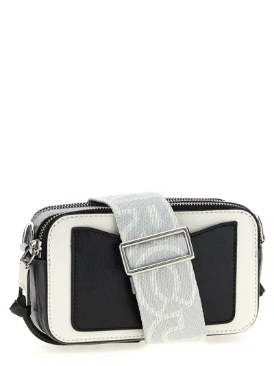 Marc Jacobs Multicolor Leather The Snapshot Crossbody Bag In White