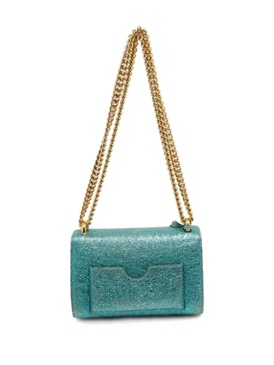 Pre-owned Gucci 2024 Padlock Shoulder Bag In Blue
