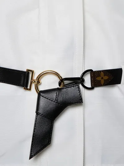 Pre-owned Louis Vuitton Monogram-belt Jacket