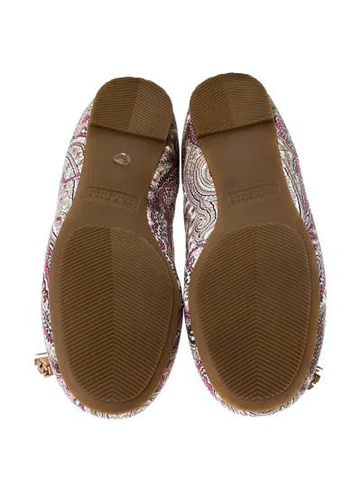 Pre-owned Etro Paisley-print Tassel Flats In Multi