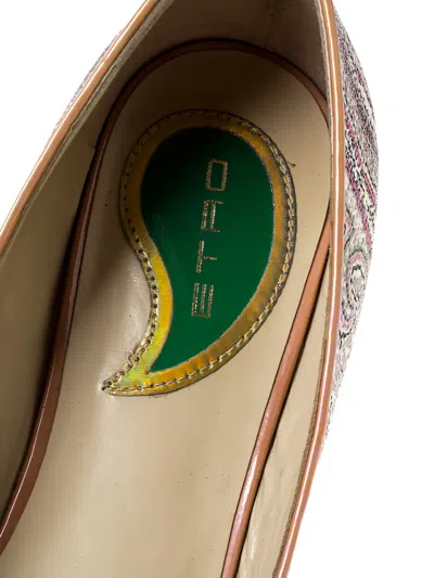 Pre-owned Etro Paisley-print Tassel Flats In Multi