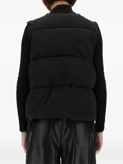 Alpha Industries Quilted Chest-pocket Gilet In Black
