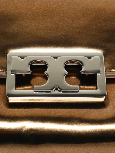 Pre-owned Tory Burch 2024 Gigi Clutch Bag In Gold