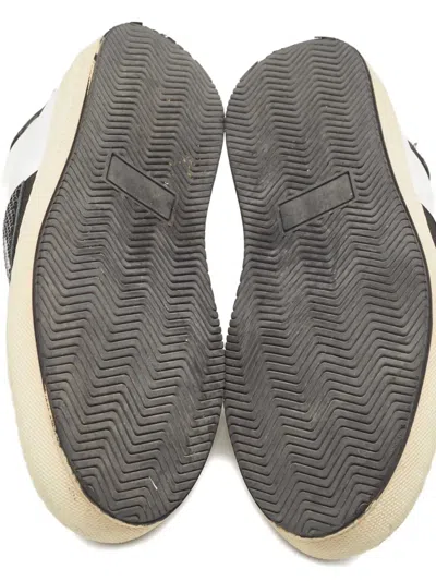 Pre-owned Philipp Plein Crystal-embellishment Leather Sneakers In White