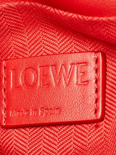 Pre-owned Loewe Flamenco Shoulder Bag In Red