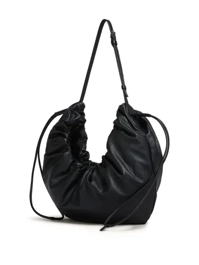 Marni Leather Shoulder Bag In Black