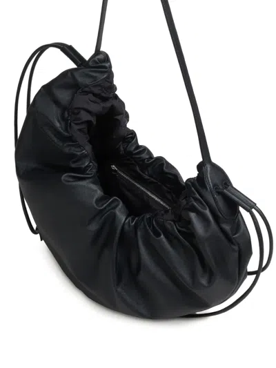 Marni Leather Shoulder Bag In Black