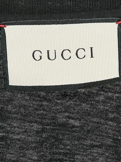 Pre-owned Gucci 2024 Logo-print T-shirt In Black
