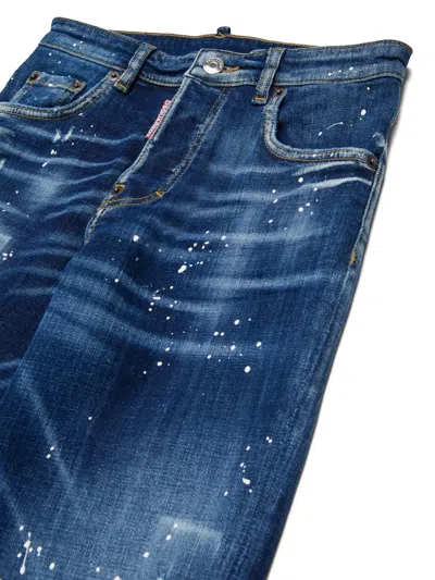 Dsquared2 Moose Lost Jeans In Blue