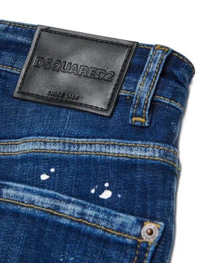 Dsquared2 Moose Lost Jeans In Blue