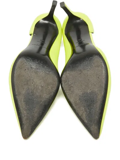 Pre-owned Saint Laurent Leather Pumps In Green