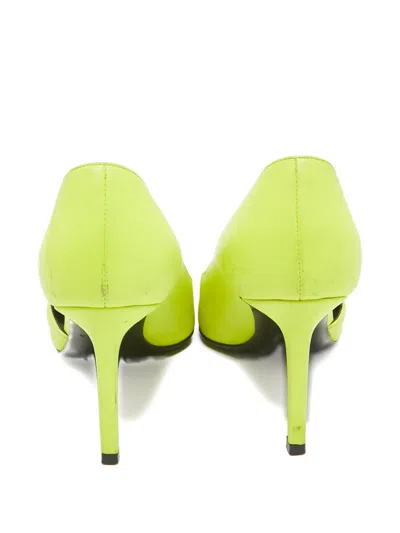 Pre-owned Saint Laurent Leather Pumps In Green