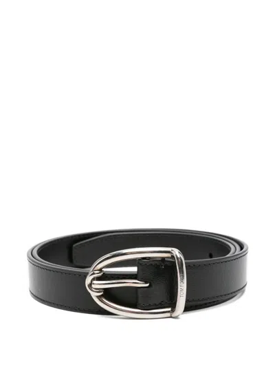Tom Ford Leather Belt In Black