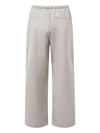 Amomento Elastic-waistband Trousers In Neutral