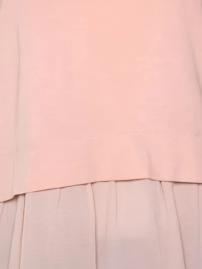 Pre-owned Miu Miu Layered Sleeveless Top In Pink