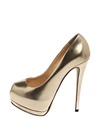 Pre-owned Giuseppe Zanotti Peep-toe Platform Pumps