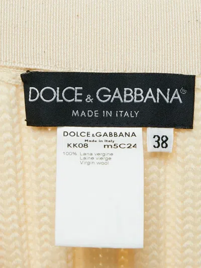 Pre-owned Dolce & Gabbana Ribbed-knit Skirt