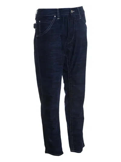 Pre-owned Isabel Marant Vintage Cotton-blend Trousers In Blue