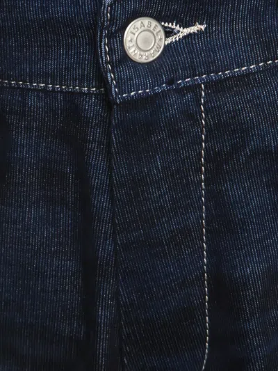Pre-owned Isabel Marant Vintage Cotton-blend Trousers In Blue