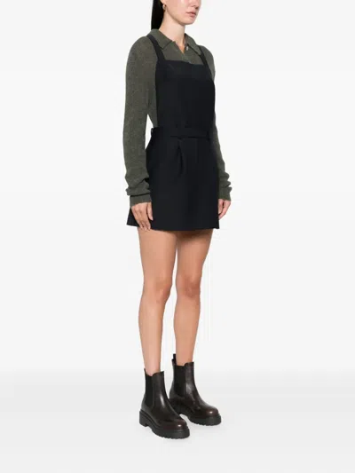 Maje Cross-back Dress In Black