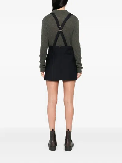 Maje Cross-back Dress In Black