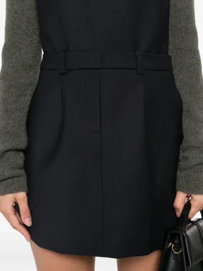 Maje Cross-back Dress In Black