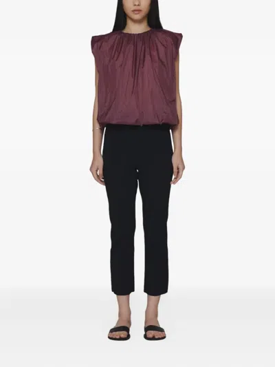 Amomento Ruched-detailing Top