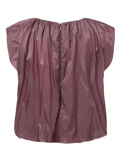 Amomento Ruched-detailing Top