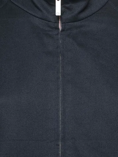 Pre-owned Carolina Herrera Hooded Zip Jacket In Blue