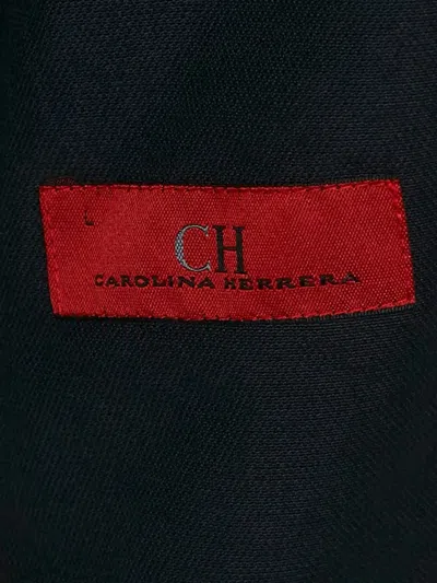 Pre-owned Carolina Herrera Hooded Zip Jacket In Blue