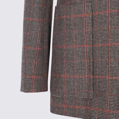 Chloé Tailored Jacket Longline Silhouette In Gray