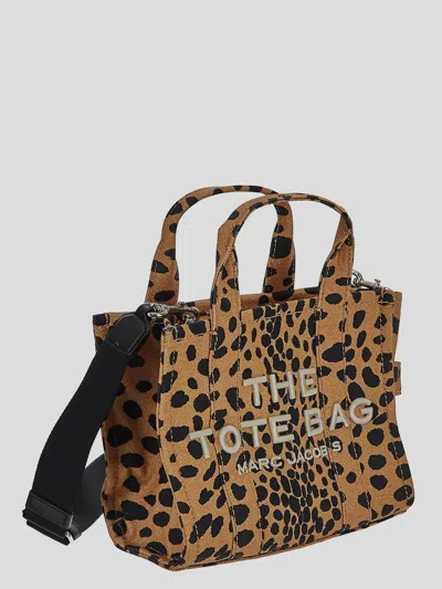 Marc Jacobs Cheetah Medium Tote Bag In Brown
