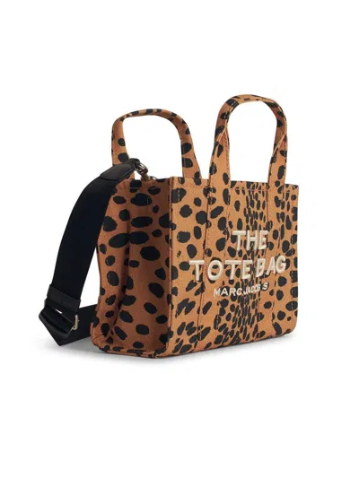 Marc Jacobs Cheetah Medium Tote Bag In Brown