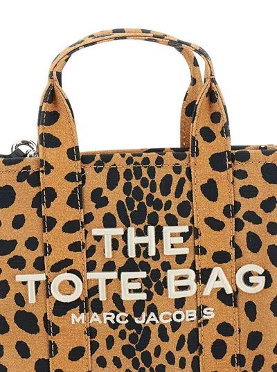 Marc Jacobs Cheetah Medium Tote Bag In Brown